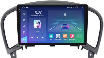 Магнитола для Nissan Juke 2011-2019 - Parafar PF789LUX1U2K на Android 13, QLED+2K, ТОП процессор, 8Гб+128Гб, CarPlay, 4G SIM-слот