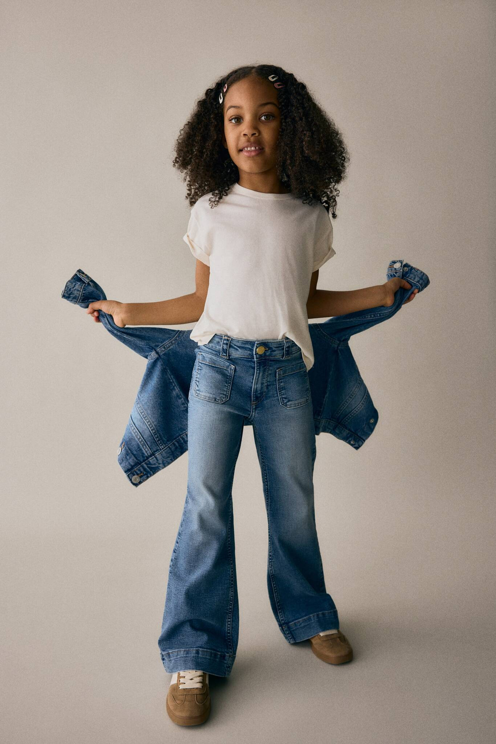 H&M Джинсы Flared Leg, синий