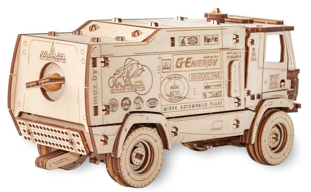 Конструктор деревянный 3D EWA МАЗ-5309RR 1:30