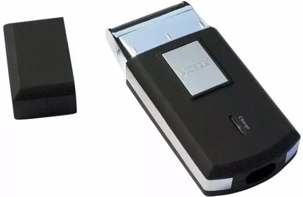 Электробритва MOSER Travel shaver, черный и серебристый