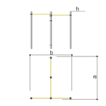Оборудование спортивное с лестницей Romana 501.37.01
