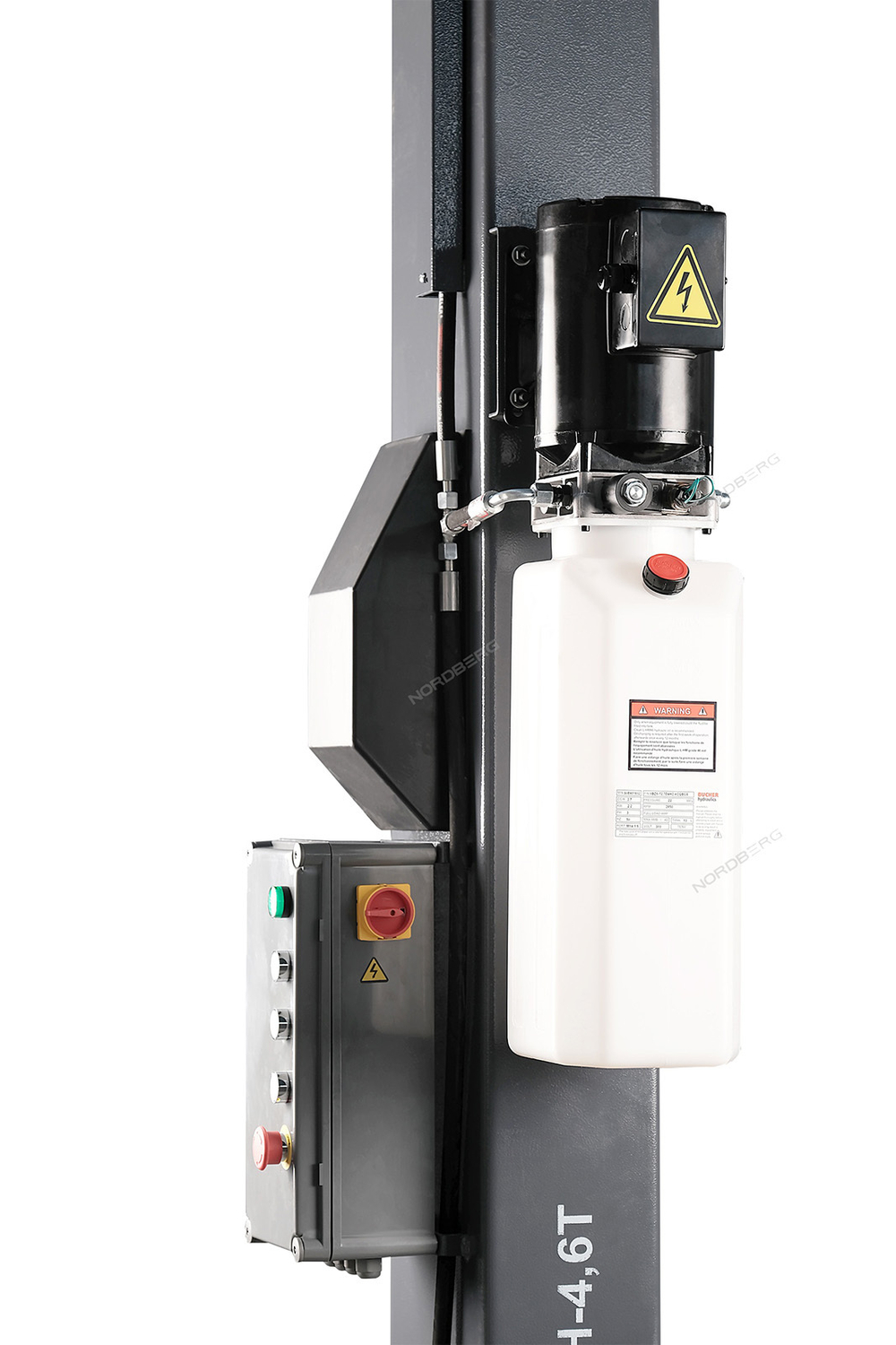 NORDBERG (N4124H-4,6T) Подъемник 2х стоечный 380В, г/п 4.5т, с верхней синхронизацией и электростопорами