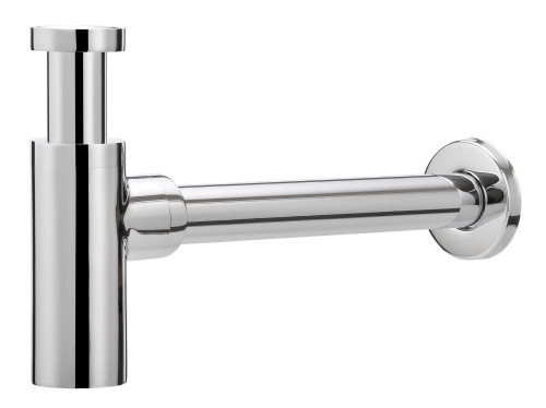 Сифон  ХРОМ металл. круглый  ViEiR  (20/1шт)