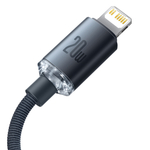 Lightning Кабель Baseus Crystal Shine Series Fast Charging Data Cable Type-C to iP 20W - Black