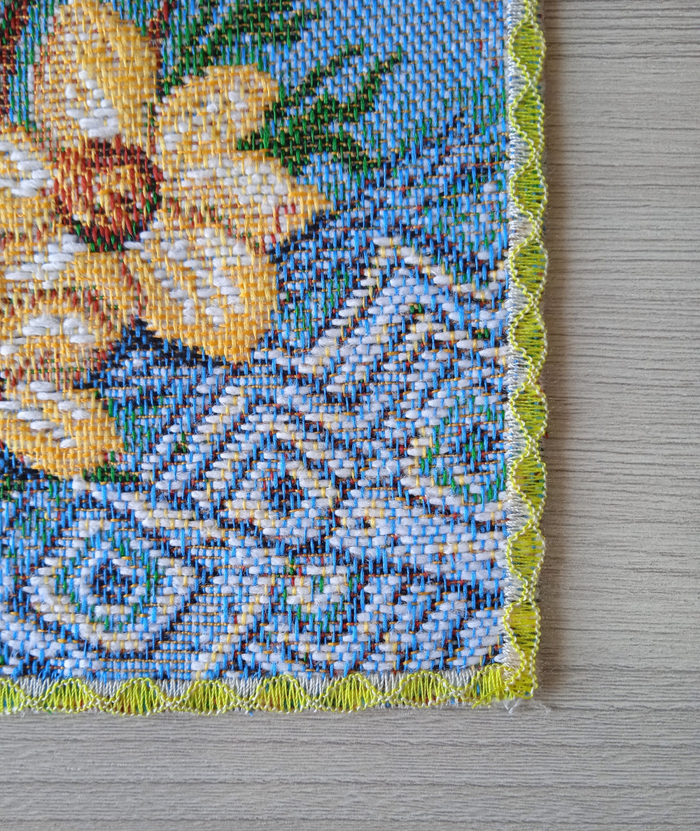 Набор декоративных гобеленовых салфеток Пасхальный храм (32х32 см) 2шт