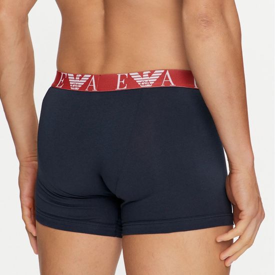 Набор мужских трусов боксеров 3в1 темно-синие Emporio Armani 111473_4F715 64135