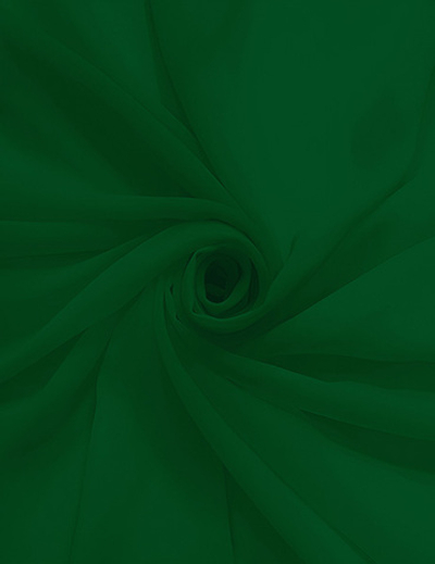 Ткань Шифон, 80 гр/м2, 150 см, зелёный