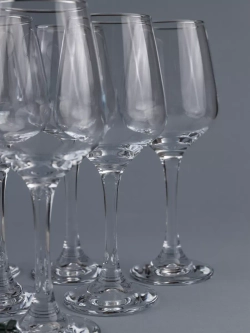 Набор бокалов для вина, 450 мл, 6 шт. прозрачные