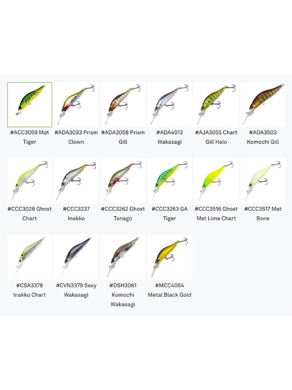 Воблер DUO Realis Rozante Shad 57MR, CCC3263 GA Tiger