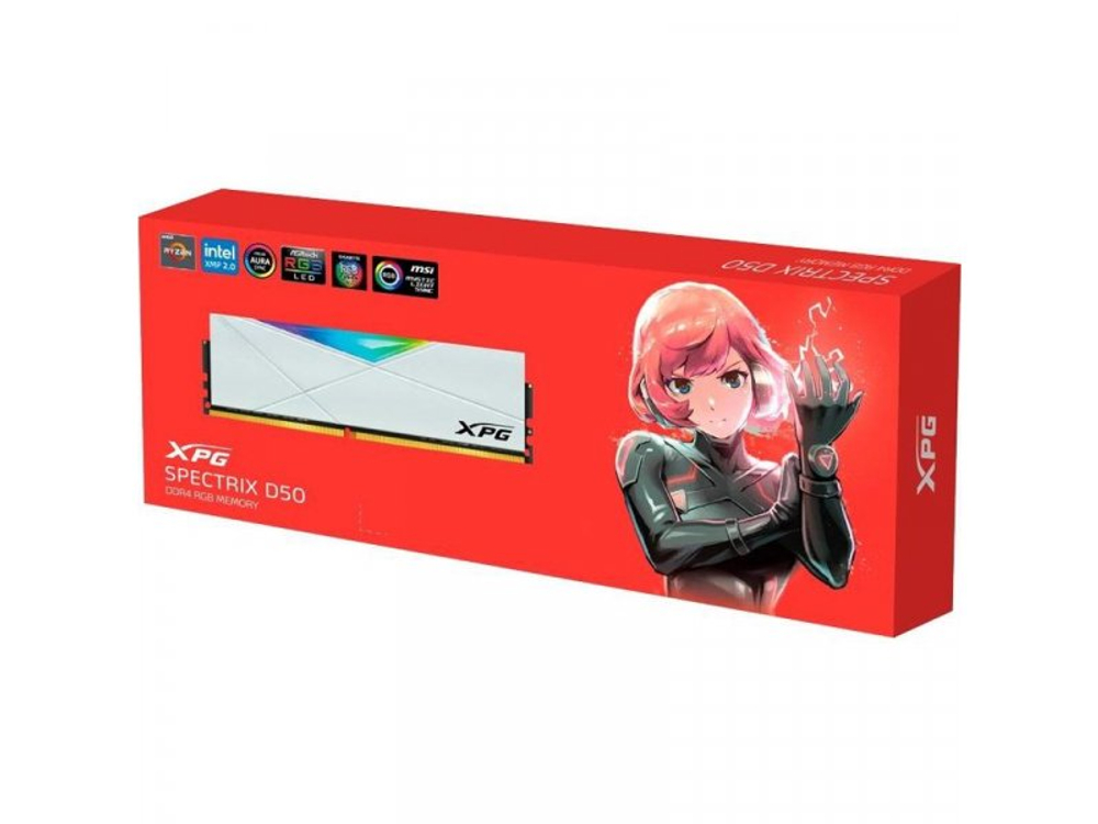 Оперативная память ADATA Spectrix AX4U360032G18I-SW50, DDR4 1х 32ГБ 3600 МГц, DIMM, RTL