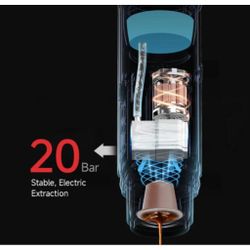 Кофеварка портативная для эспрессо 80 мл HEROPRESSO MAKER (HEATED EDITION) черная 7500 mAh ZeroHero