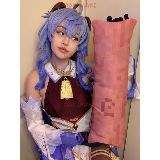 Мини дакимакура Свинья Майнкрафт | Minecraft арт. M1225, 60х20 см