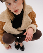 Леггинсы с добавлением шерсти Орех