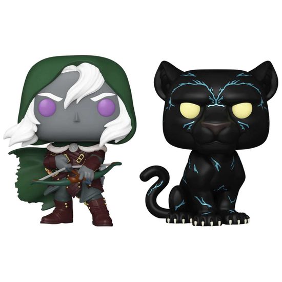 Фигурка Funko POP! Games D&D S2 Drizzt and Guenhwyvar 2PK 83721 / Фигурка Фанко ПОП! по мотивам вселенной "Dungeons & Dragons", Дриззт и Гвенвивар