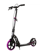 Самокат для детей NOVATRACK DEFT PRO, 230/200 мм, ручной тормоз,  фиолетовый
