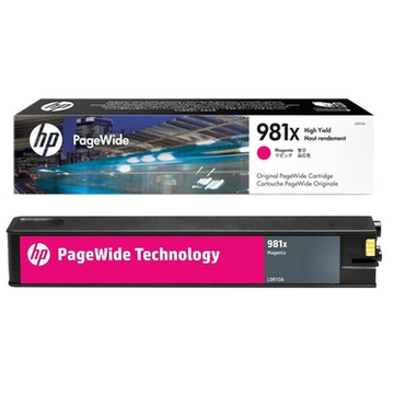Картридж HP 981X (L0R10A) пурпурный (10k)