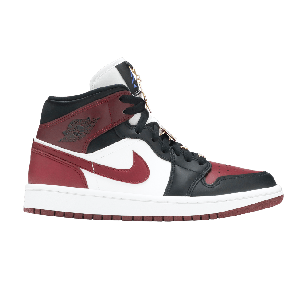 Кроссовки Jordan Air Jordan 1 Mid "Maroon" (Женская размерная сетка)