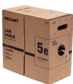 Кабель витая пара U/UTP 5e кат. 4 пары Rexant 01-0043-R