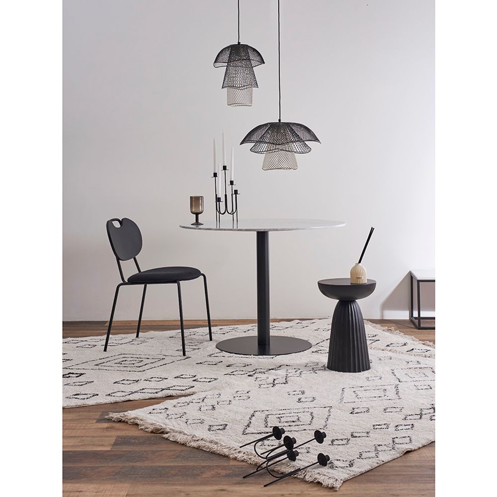 Столик приставной Ujev, Ø30,5 см, черный