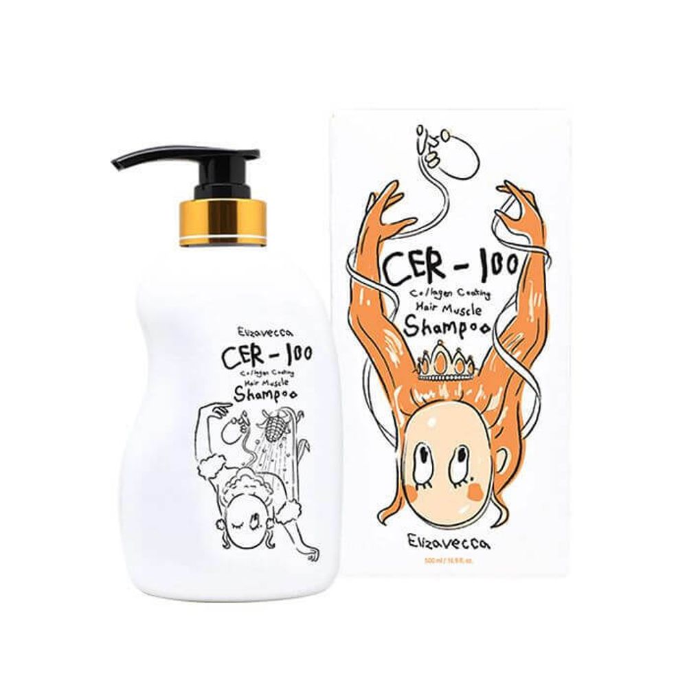 Elizavecca CER-100 Collagen Coating Hair Muscle Shampoo Шампунь для волос