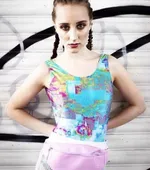 Купальник Глич Голубой