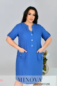 Платье 17-295-джинс Minova