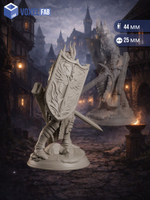 Паладин Щит Последнего Града миниатюры для настольных игр РНИ, ДнД