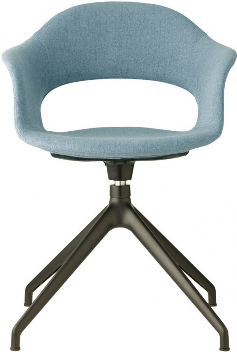 Кресло офисное с обивкой Scab Design Lady B Pop, черный, голубой