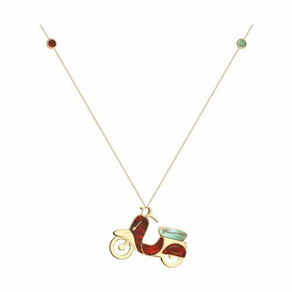 Колье из серебра