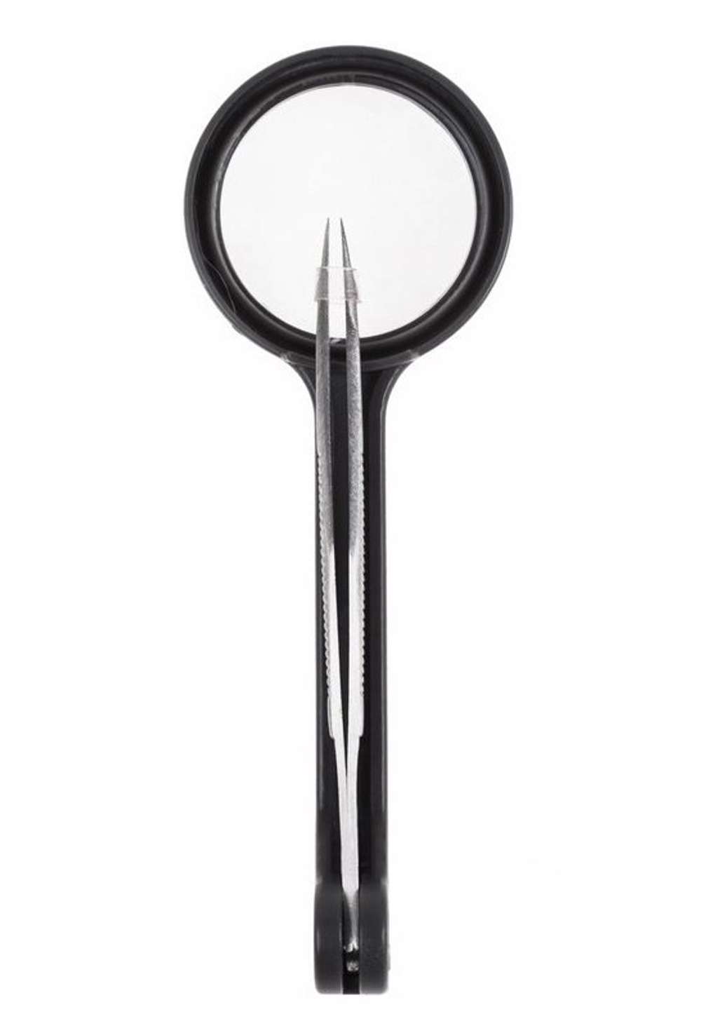 Лупа REXANT (12-0411) ручная с пинцетом 8Х