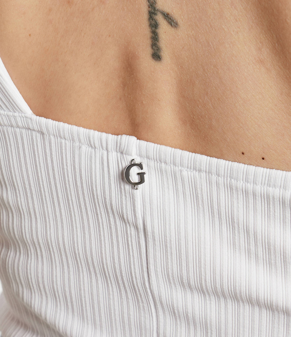 Боди ONE SHOULDER ELENA BODY GUESS - белый(W4GP11 KC7D2)