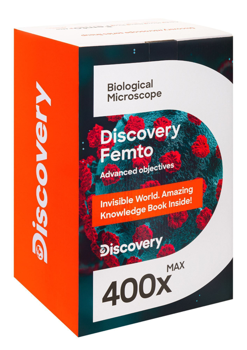 Микроскоп цифровой Levenhuk Discovery Femto Polar с книгой