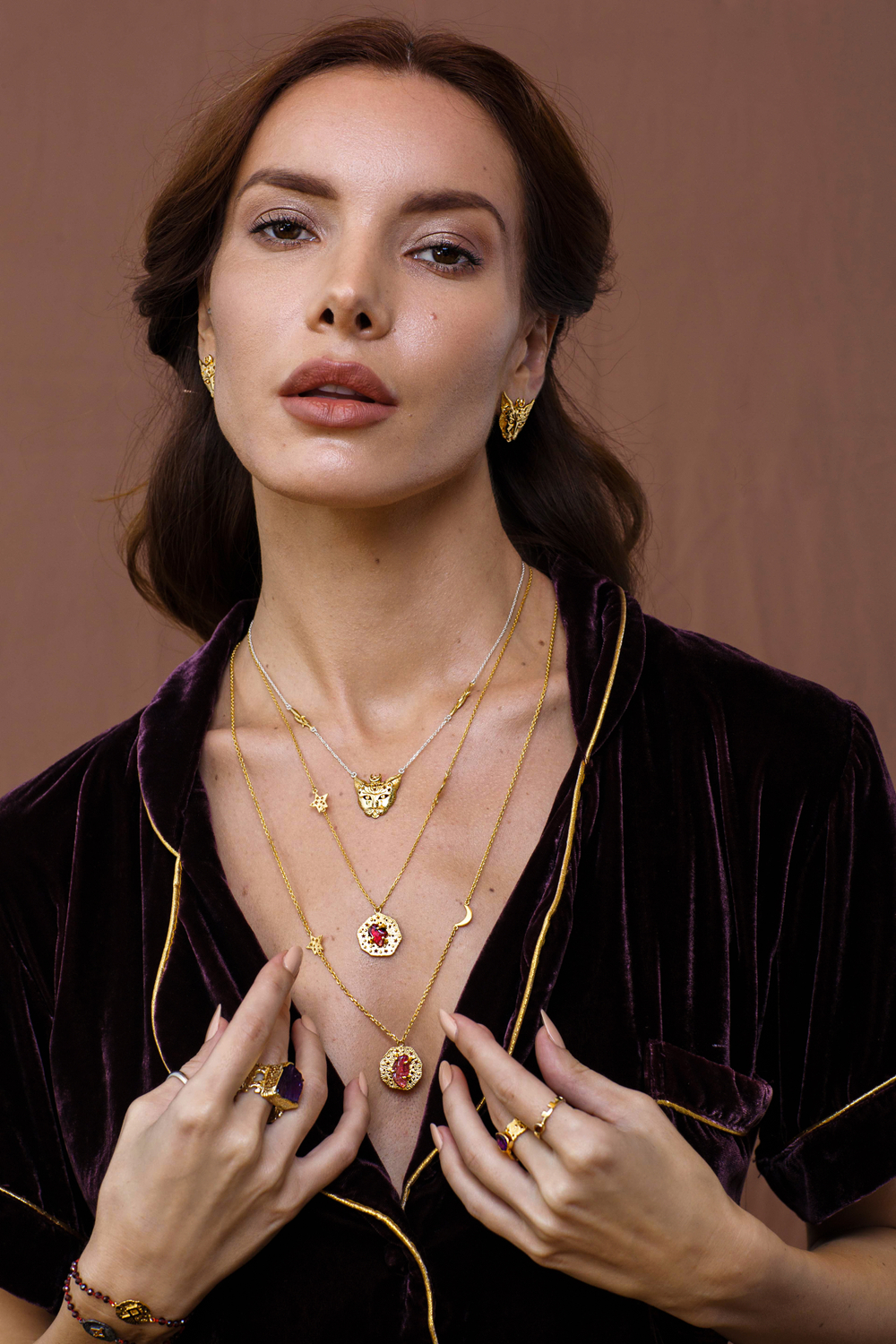 Подвеска с богиней "Бастет", серебро