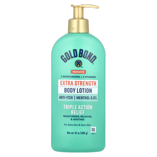 Gold Bond, заживляющий лосьон для тела, тройное действие, 396 г (14 унций)