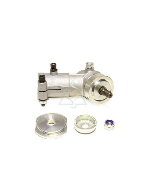 Редуктор в сборе для триммера Makita EM2500U, RBC2500 штанга d-24 мм, посадка- 10 шлицов M8*1,25L аналог 123820-6