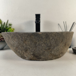 Каменная раковина из речного камня RS-05269 (51*38*14) 0857 из натурального камня