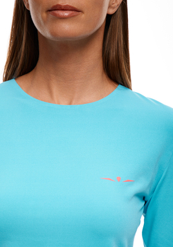 ЛОНГСЛИВ УТЕПЛЕННЫЙ ЖЕНСКИЙ TSHIRT LS | SKYBLUE