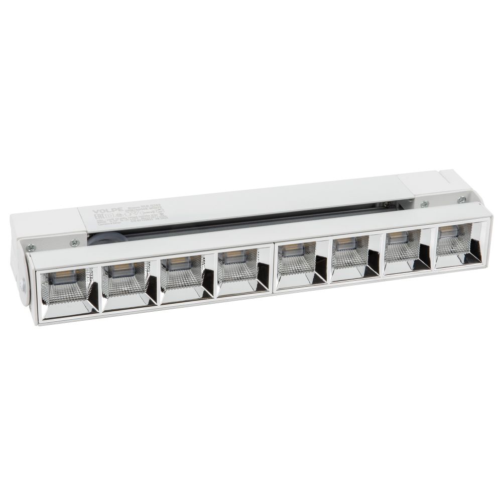 ULB-Q283 20W-4000K WHITE Светильник-прожектор светодиодный трековый. Линейный. 1600 Лм. Белый свет 4000К. Корпус белый. ТМ Volpe