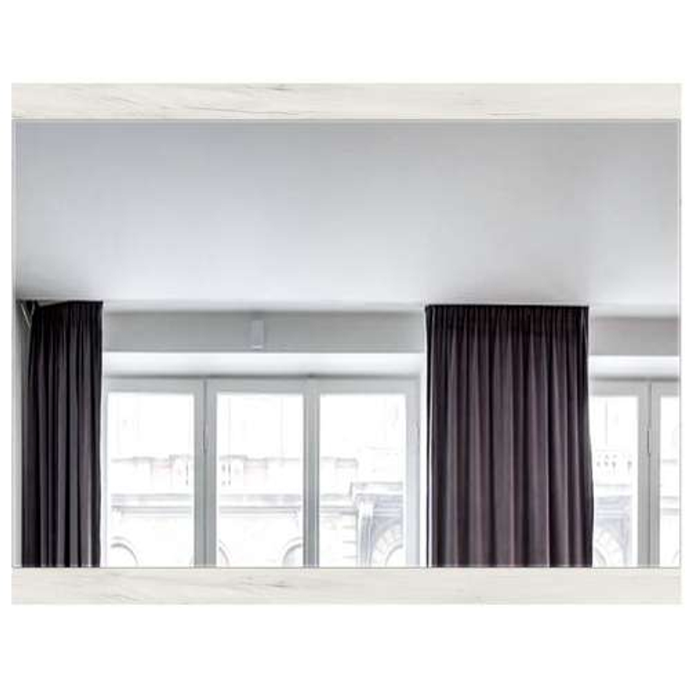 Зеркало 900 "ГРЕТТА" Дуб Крафт белый