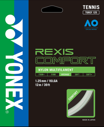 Теннисные струны Yonex Rexis Comfort (12 m) - белый
