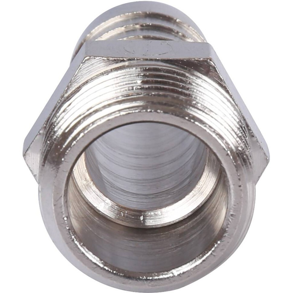 Штуцер НР никелированный 1/2"x16 STOUT