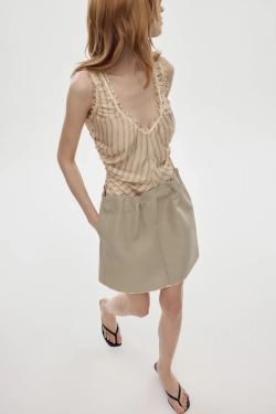 Юбка “Unfold” (проявление) из итальянской шерсти с шелком