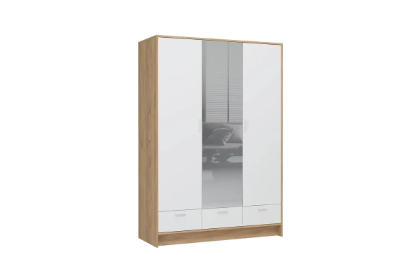 ШКАФ ИРИС 1385*2000*550 С ЗЕРКАЛОМ МОДУЛЬНАЯ КОЛЛЕКЦИЯ