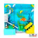 Детская интерактивная стена «Подводный мир», 2,59×2,2×0,4 м