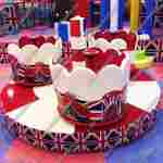 Электрическая карусель детская 4KIDS "Праздничный сюрприз"