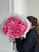 Гранд-букет из пионовидной розы Кантри блу