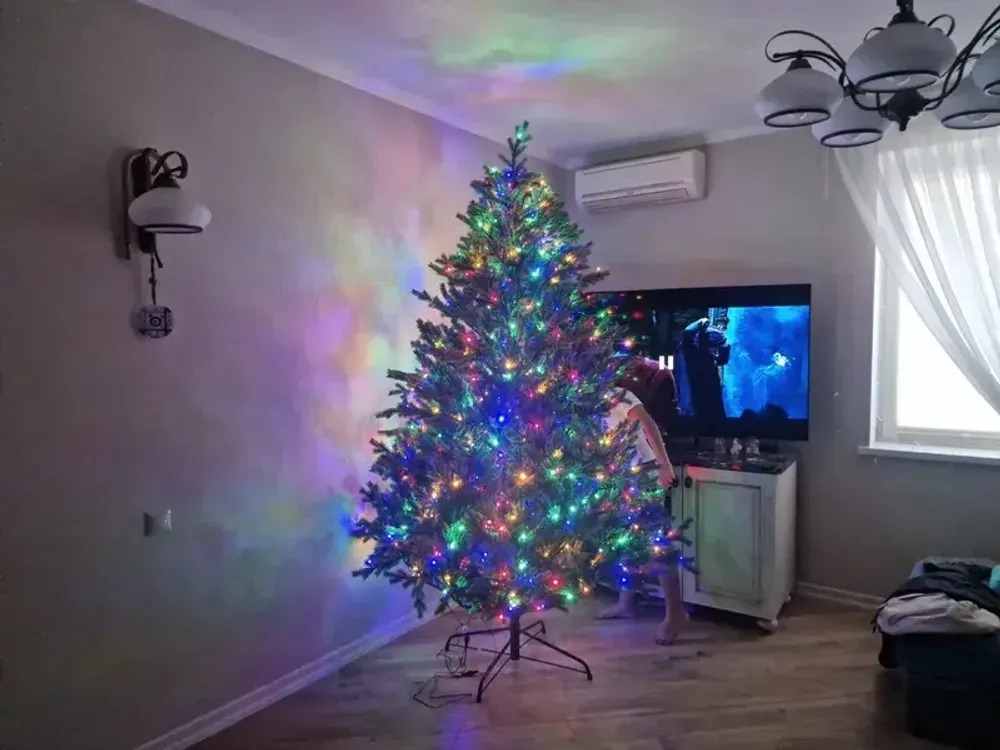 Ель искусственная «Торжественная» (Литая хвоя) 210 см / 2.1 м