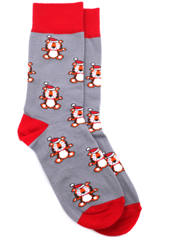 Носки НГ р.35-40 "Wow" Тигрёнок на сером