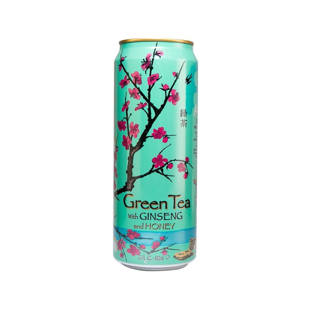Холодный чай &quot;Аризона / Arizona Green Tea Ginseng and Honey&quot; 680мл