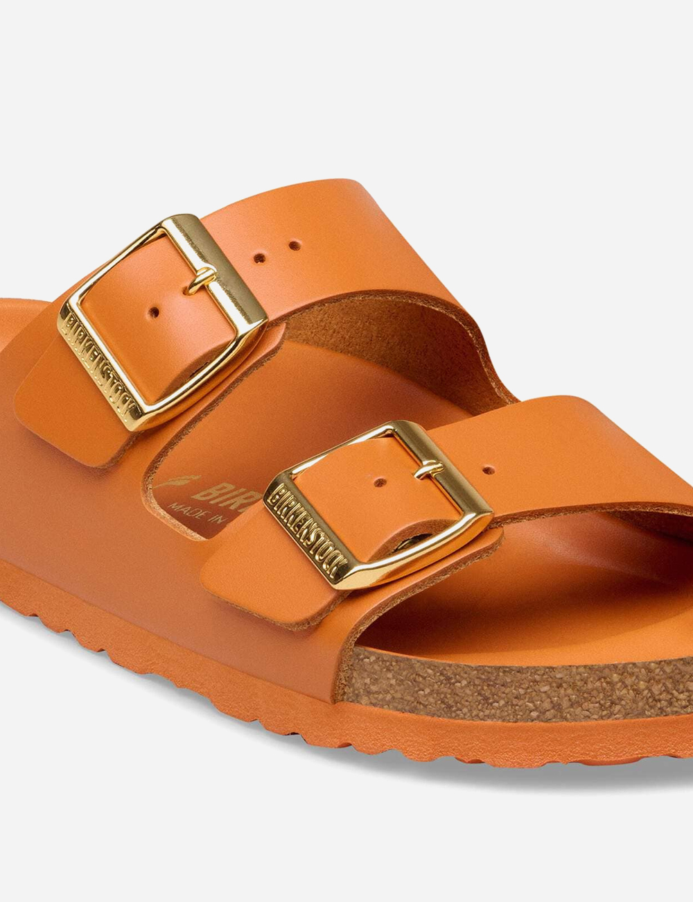 Birkenstock Arizona Natural Leather Sandals W "New Dressy Kurkuma"
